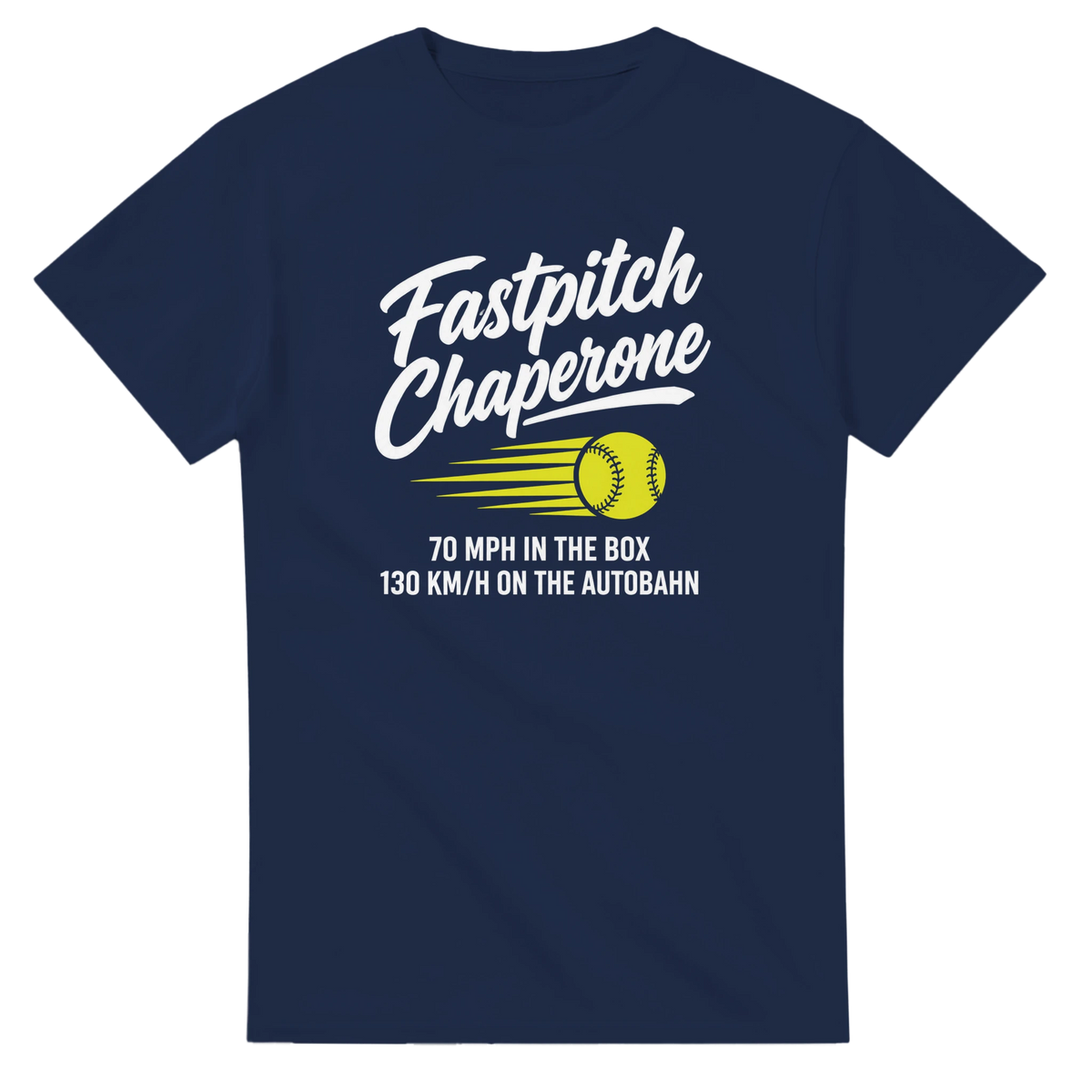 Fastpitch Chaperone softball t-shirt by Moonshot Tees, view 5
