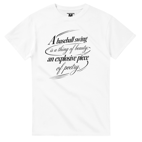 A Baseball Swing t-shirt by Moonshot Tees