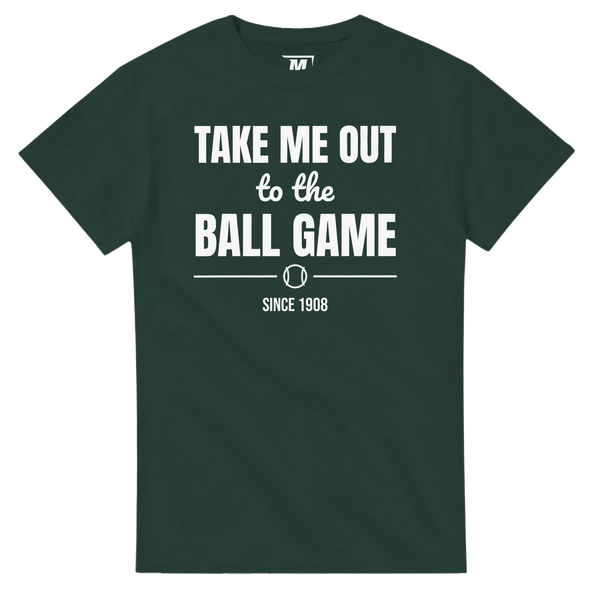Take me out to the ball game baseball t-shirt by Moonshot Tees