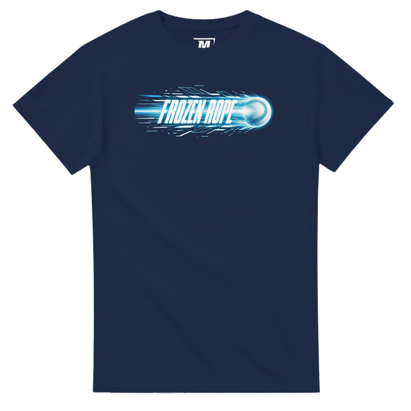 Frozen Ropes baseball t-shirt by Moonshot Tees