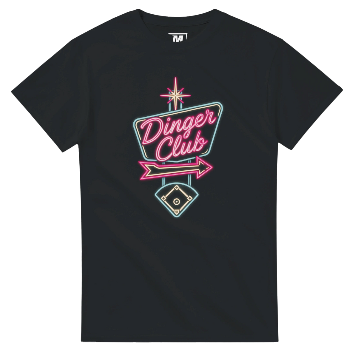 Dinger Club baseball t-shirt by Moonshot Tees