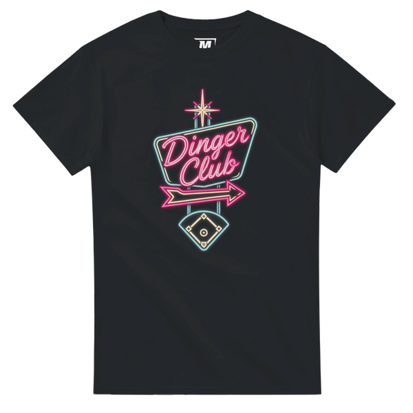 Dinger Club baseball t-shirt by Moonshot Tees