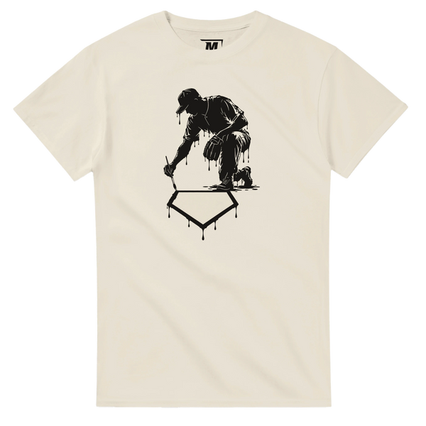 Paint the Black baseball t-shirt by Moonshot Tees