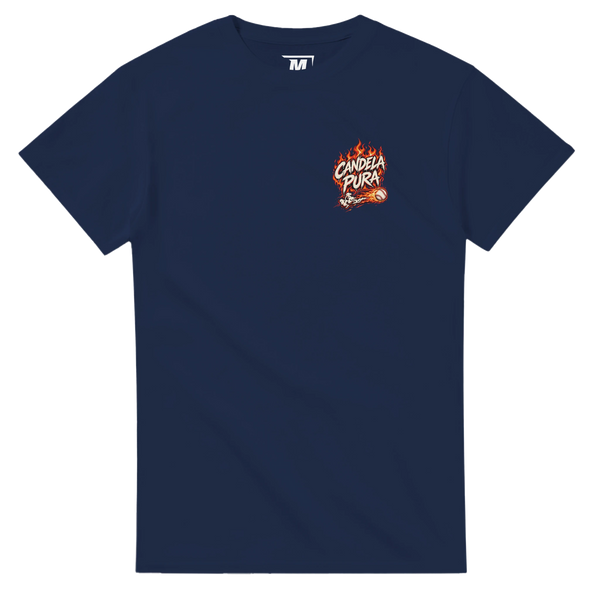 Candela Pura baseball t-shirt by Moonshot Tees