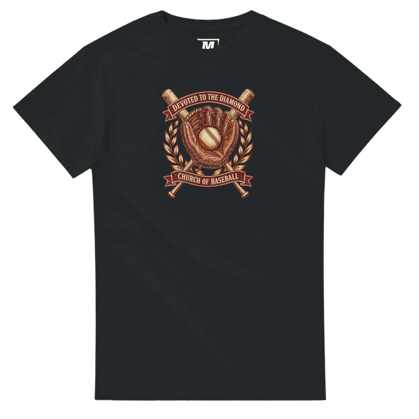 Devoted to the Diamond baseball t-shirt by Moonshot Tees