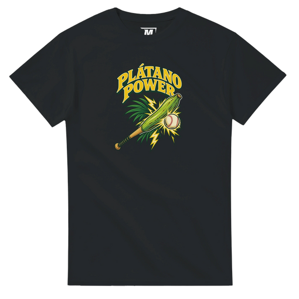 Platano Power baseball t-shirt by Moonshot Tees