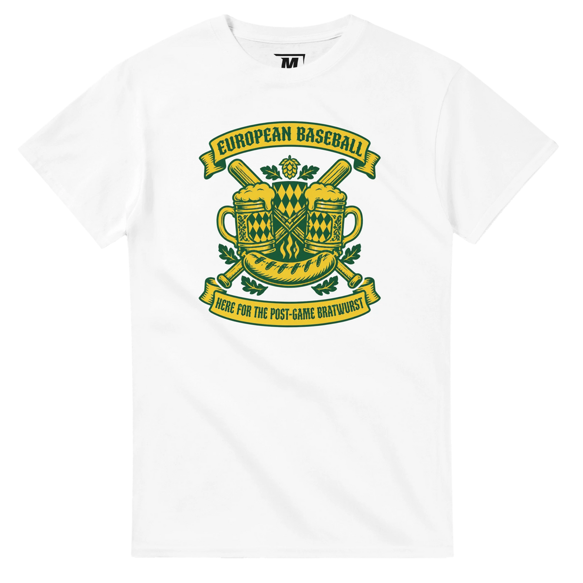 European Baseball t-shirt by Moonshot Tees