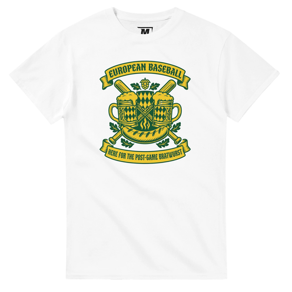 European Baseball t-shirt by Moonshot Tees