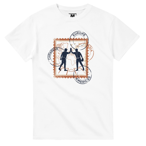 Same passion around the world baseball t-shirt by Moonshot Tees