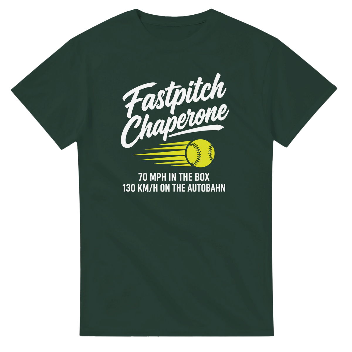 Fastpitch Chaperone softball t-shirt by Moonshot Tees
