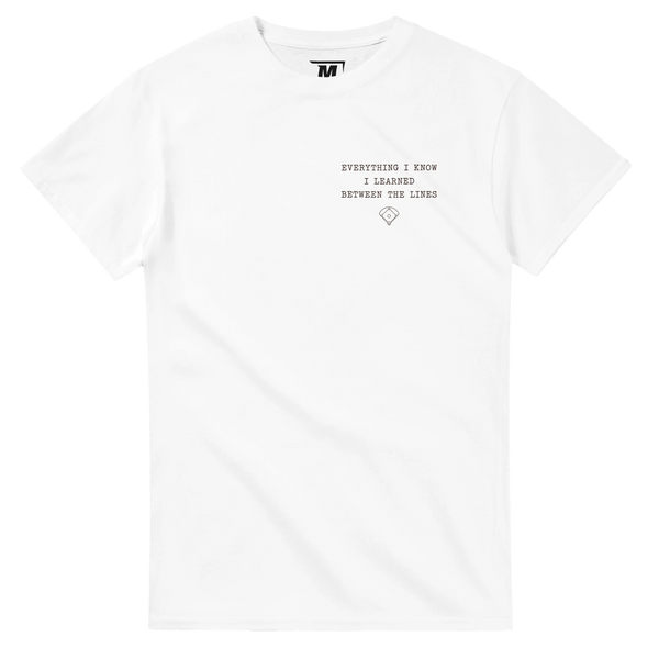 Everything I know baseball t-shirt by Moonshot Tees